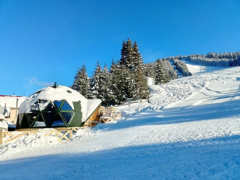 Natural landscape, Winter, Mountain view