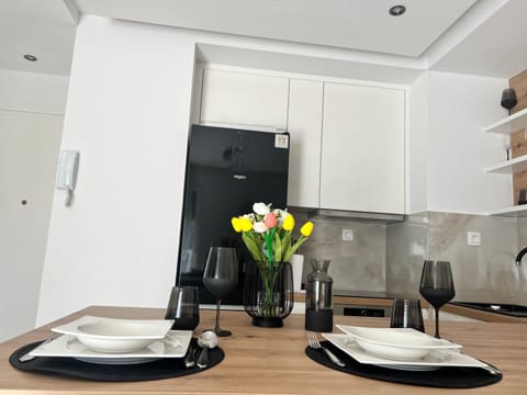 Kitchen or kitchenette, Dining area, minibar, pet friendly, stove