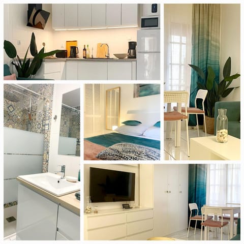 TV and multimedia, Kitchen or kitchenette, Dining area, oven, stove