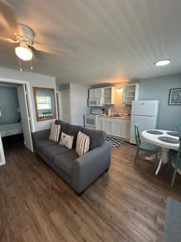 Kitchen or kitchenette, Living room, Dining area, oven, stove