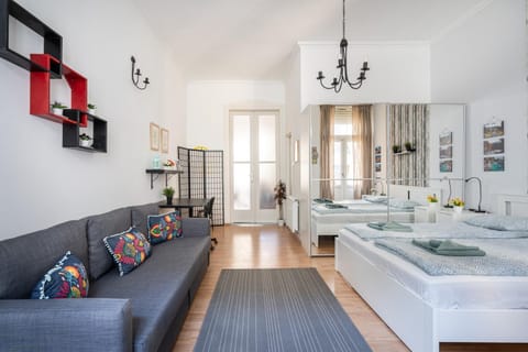 Bed, Living room, Photo of the whole room, Seating area, Bedroom, wardrobe