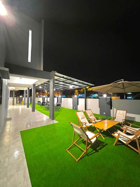Night, Garden, Garden view