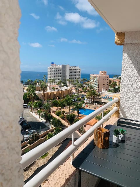 Patio, View (from property/room), Balcony/Terrace, Pool view, Sea view, Swimming pool
