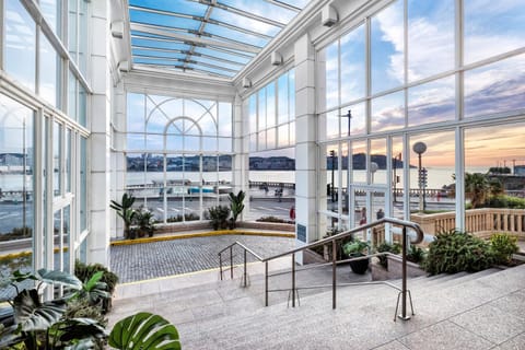 Facade/entrance, View (from property/room), Lobby or reception, Sea view
