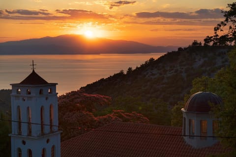 Mountain view, Sea view, Sunset