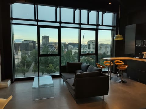 Living room, Seating area, Dining area