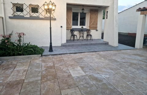Property building, Patio
