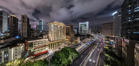Property building, Night, Neighbourhood, Bird's eye view, Location