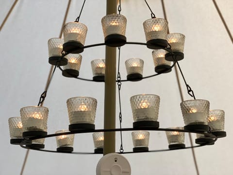 Home Farm Radnage 4 Glamping Bell Tent, with Log Burner and Fire Pit Luxury tent in Wycombe District