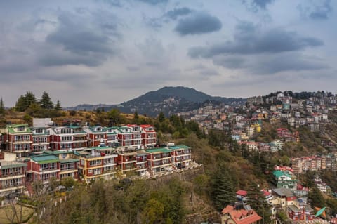 Property building, Nearby landmark, Day, Bird's eye view, Mountain view