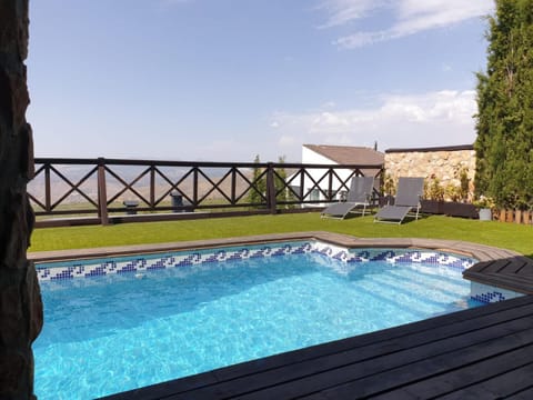 Natural landscape, Garden, Swimming pool