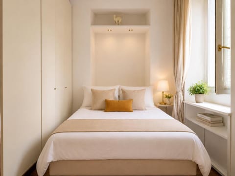 Bed, Photo of the whole room, Bedroom, wardrobe