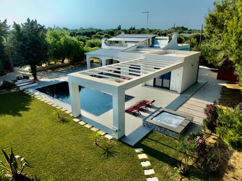 Property building, Patio, Day, Garden, Garden view, Pool view, Swimming pool