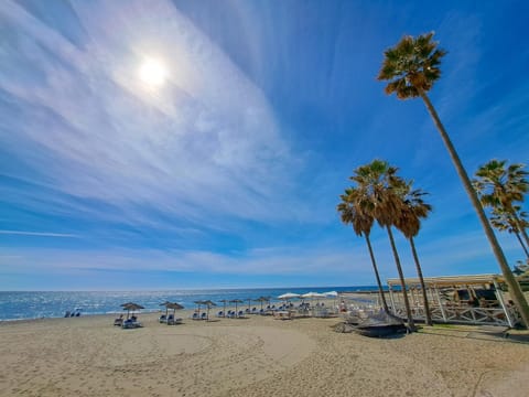 Beach, sunbed