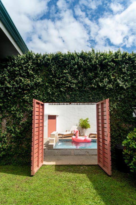 Property building, Natural landscape, Garden, Garden view, sunbed