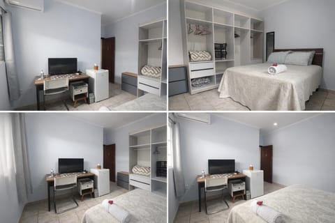 Bed, TV and multimedia, Photo of the whole room, Bedroom, towels, wardrobe, air conditioner