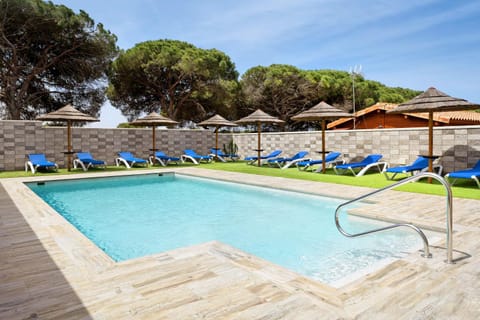 Property building, Living room, Swimming pool