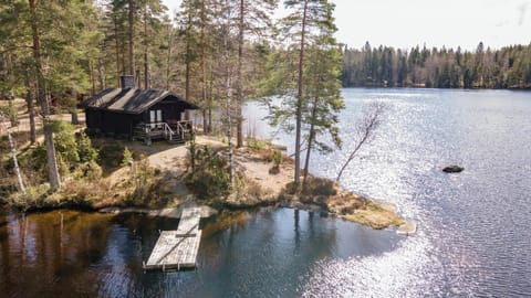 Property building, Natural landscape, Lake view