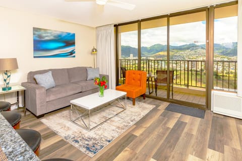Living room, Seating area, Mountain view