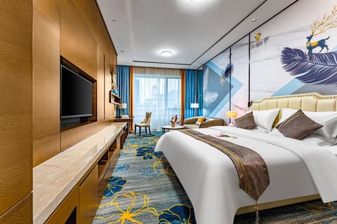 Bed, TV and multimedia, Photo of the whole room
