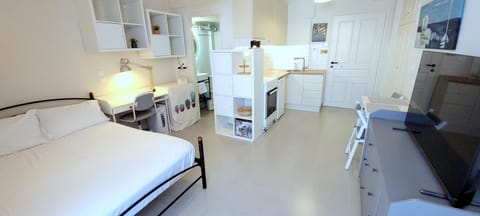 Bed, TV and multimedia, Kitchen or kitchenette, Photo of the whole room, Bedroom, pet friendly
