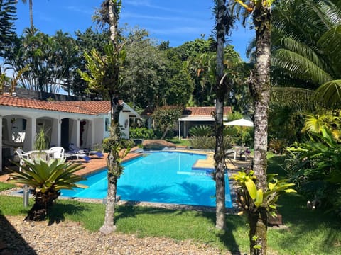 Natural landscape, Garden, Garden view, Pool view