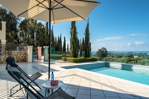 Property building, Living room, Swimming pool