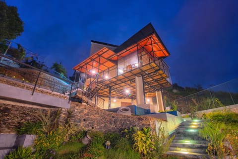 Night, Garden, Garden view