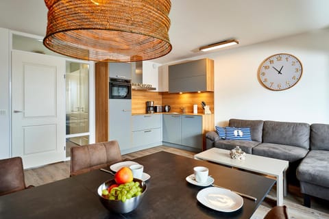 Kitchen or kitchenette, Living room, Dining area