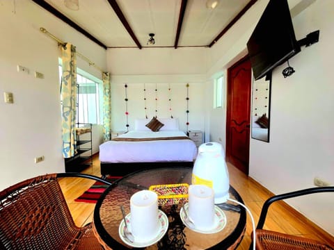 Bed, TV and multimedia, Seating area