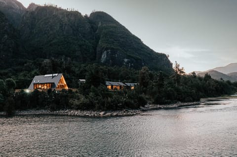 Property building, Natural landscape, Mountain view, River view