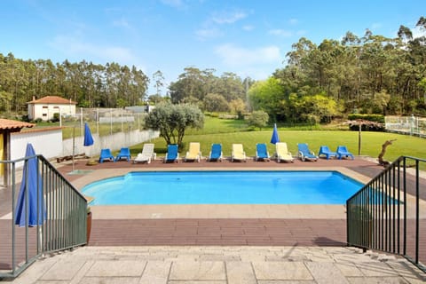 Property building, Living room, Swimming pool