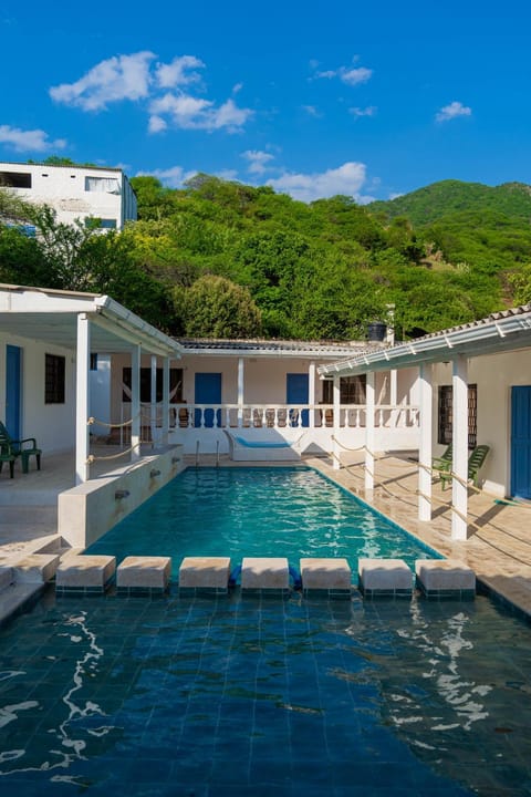 Property building, Garden, Pool view, Swimming pool