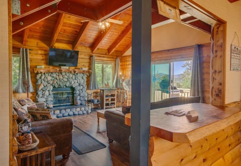 TV and multimedia, Living room, Mountain view, Mountain view, fireplace, fireplace