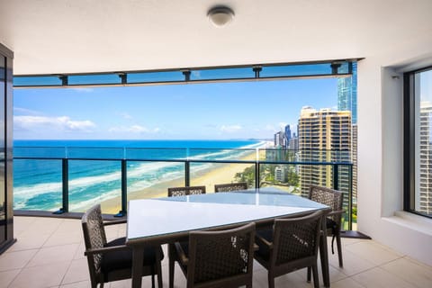 View (from property/room), Balcony/Terrace, Seating area, Sea view