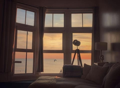Living room, Sea view, Sea view, Sunset