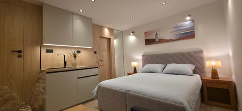 Bed, Kitchen or kitchenette, Photo of the whole room, Bedroom, wardrobe