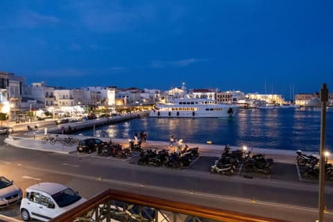 Sea view, group of guests