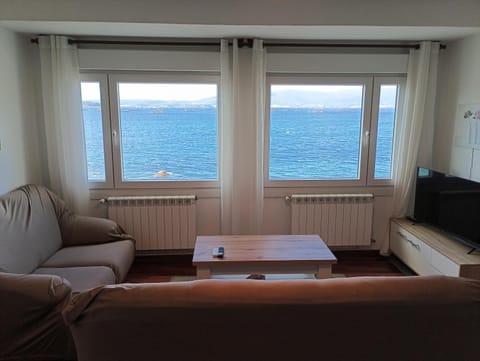 Natural landscape, Living room, Seating area, Sea view