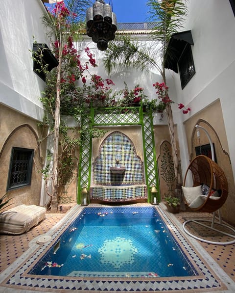 Property building, Patio, Pool view, Swimming pool