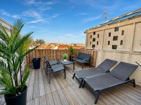 Patio, Day, View (from property/room), Balcony/Terrace, sunbed