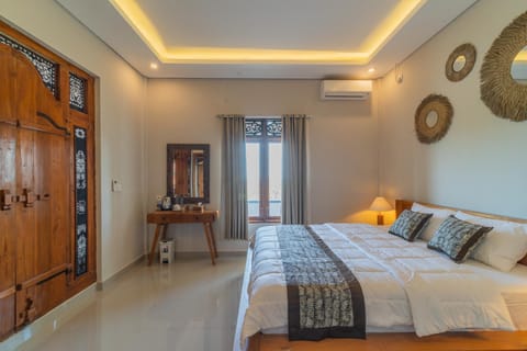 Bed, Bedroom, air conditioner