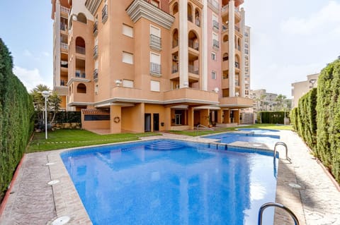 Property building, Pool view, Swimming pool
