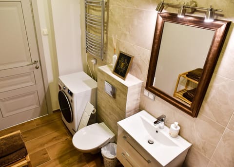 Toilet, Bathroom, towels