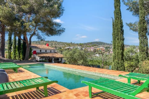 Property building, Living room, Swimming pool