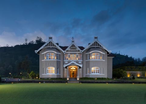 Property building, Night, Natural landscape, Garden, Garden view