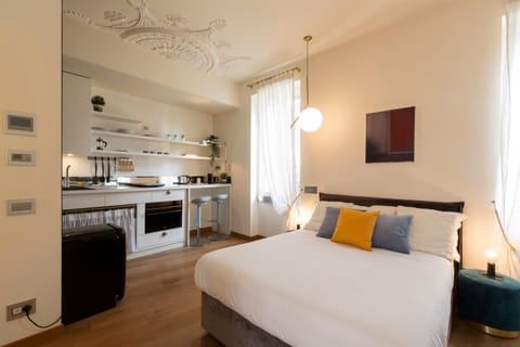 Bed, Kitchen or kitchenette, Photo of the whole room