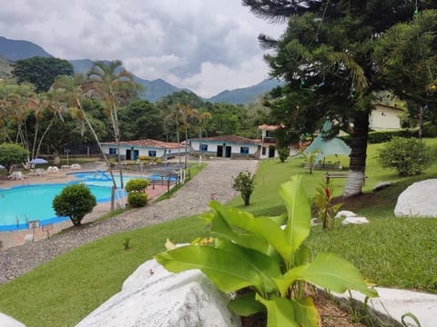 Nearby landmark, Natural landscape, Garden view, Mountain view, Pool view, Swimming pool