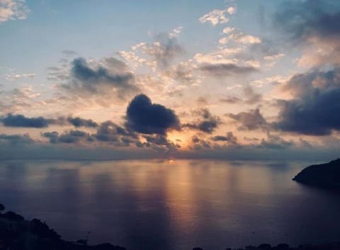 Natural landscape, Sea view, Sunset