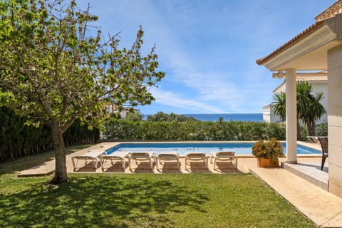 Property building, Living room, Swimming pool